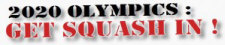 Get Squash In The Olympics