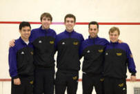 Class of 2005 - Chris Tom, Todd Herlihy, Charles Giammattei, Head Coach Zafi Levy and Scott Pierce