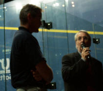 Compere Malcolm quizzes Alan ...