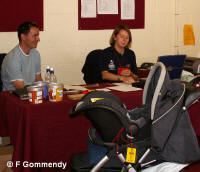 Garner family affair in the tournament office ...