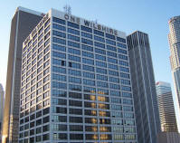 One Wilshire, seen from the roof of the club