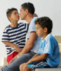 Simon's coach, and father of two....!